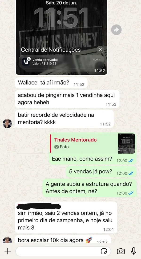 Print do resultado de Matheus Silva